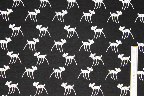 Preview: Jersey Rehe schwarz (10 cm)